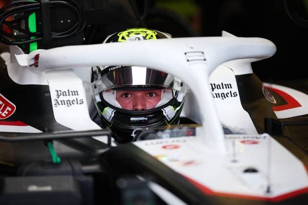 50 BEARMAN Ollie (gbr), Haas F1 Team VF-24 Ferrari, action during the Formula 1 Azerbaijan Grand Prix 2024, 17th round of the 2024 Formula One World Championship, WM, Weltmeisterschaft from September 13 to 15, 2024 on the Baku City Circuit, in Baku, Azerbaijan - F1 - AZERBAIJAN GRAND PRIX 2024 DPPI Panoramic  240913_R17_AZERBAIJAN_DP_EA015139