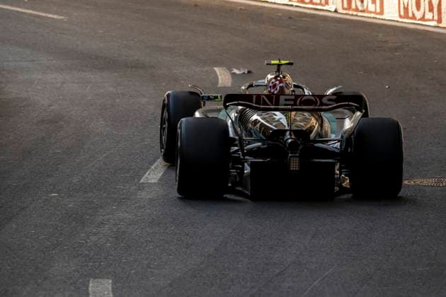 Baku - 13-09-2024, Baku City Circuit, Lewis Hamilton at the Formula 1 Azerbaijan Grand Prix 2024 Friday Formula 1 Azerbaijan Grand Prix 2024 Friday  x26255414x Copyright: