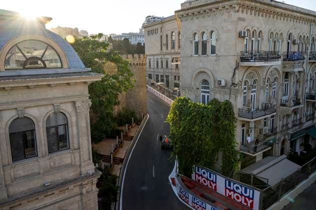 Baku - 13-09-2024, Baku City Circuit, Max Verstappen at the Formula 1 Azerbaijan Grand Prix 2024 Friday Formula 1 Azerbaijan Grand Prix 2024 Friday  x26255418x Copyright: