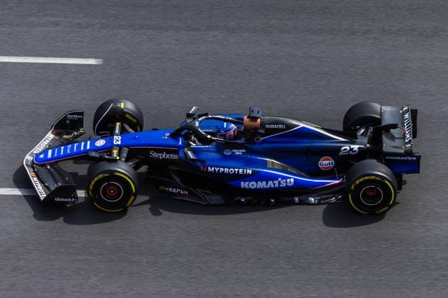 Baku City Circuit, Baku, Azerbaijan. 13.September.2024; Alexander Albon of Thailand and Williams Racing during Formula One Azerbaijan Grand Prix  (266419539)
