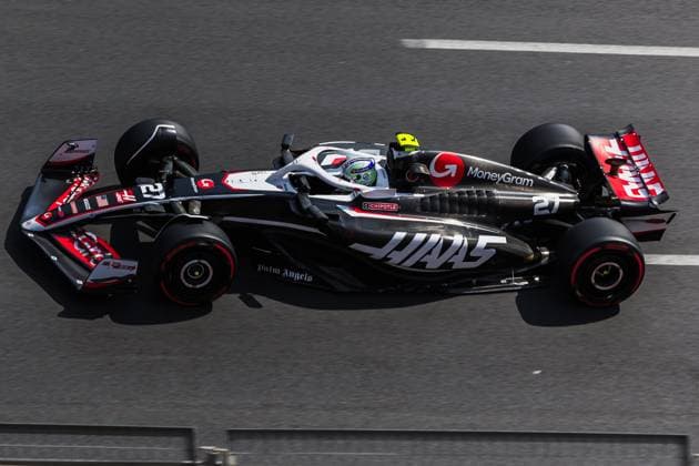 Baku City Circuit, Baku, Azerbaijan. 13.September.2024; Nico Hulkenberg of Germany and MoneyGram Haas F1 Team during Formula One Azerbaijan Grand Prix  (266420220)