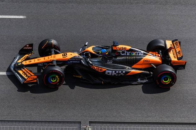 Baku City Circuit, Baku, Azerbaijan. 13.September.2024; Oscar Piastri of Australia and McLaren F1 Team during Formula One Azerbaijan Grand Prix  (266422083)