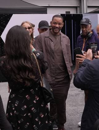 14 09 2024, Baku City Circuit , Baku, FORMULA 1 QATAR AIRWAYS AZERBAIJAN GRAND PRIX 2024 ,in the picture actor Will Smith in the paddock of Baku Defodi 506 20240914 hbr 2890 Defodi-506