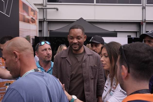 14 09 2024, Baku City Circuit , Baku, FORMULA 1 QATAR AIRWAYS AZERBAIJAN GRAND PRIX 2024 ,in the picture actor Will Smith in the paddock of Baku Defodi 506 20240914 hbr 2902 Defodi-506