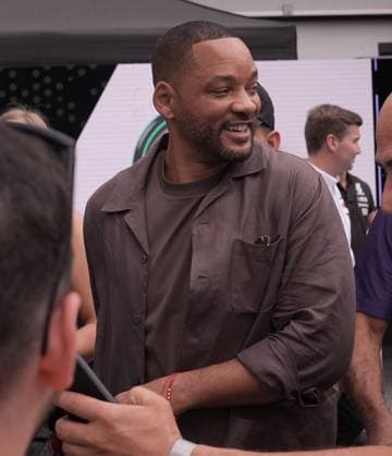 FORMULA 1 QATAR AIRWAYS AZERBAIJAN GRAND PRIX 2024 14 09 2024, Baku City Circuit , Baku, FORMULA 1 QATAR AIRWAYS AZERBAIJAN GRAND PRIX 2024 ,in the picture actor Will Smith in the paddock of Baku nordphotoxGmbHx xBratic nph00250