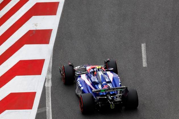 14th September 2024; Baku City Circuit, Baku, Azerbaijan; Formula 1 Azerbaijan Grand Prix 2024; Qualifying Day; Number 22 Visa Cash App RB driver Yuki Tsunoda during practice 3 at the Azerbaijan Formula 1  ActionPlus12692048 StephenxBlackberry