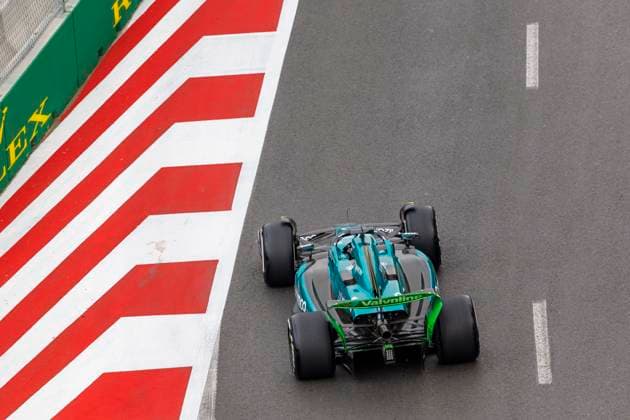 14th September 2024; Baku City Circuit, Baku, Azerbaijan; Formula 1 Azerbaijan Grand Prix 2024; Qualifying Day; Number 18 Aston Martin Aramco driver Lance Stroll during practice 3 at the Azerbaijan Formula 1  ActionPlus12692031 StephenxBlackberry