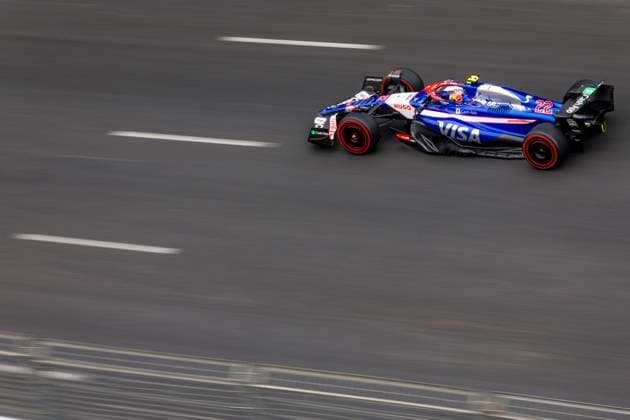 14th September 2024; Baku City Circuit, Baku, Azerbaijan; Formula 1 Azerbaijan Grand Prix 2024; Qualifying Day; Number 22 Visa Cash App RB driver Yuki Tsunoda during practice 3 at the Azerbaijan Formula 1  ActionPlus12692054 StephenxBlackberry