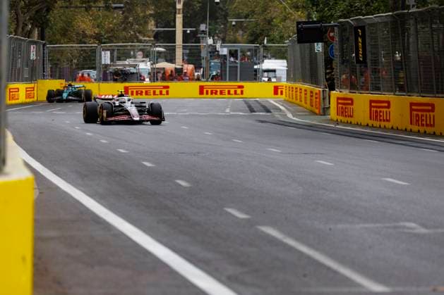 14th September 2024; Baku City Circuit, Baku, Azerbaijan; Formula 1 Azerbaijan Grand Prix 2024; Qualifying Day; Number 27 MoneyGram Haas driver Nico Hulkenberg during practice 3 at the Azerbaijan Formula 1  ActionPlus12692067 StephenxBlackberry