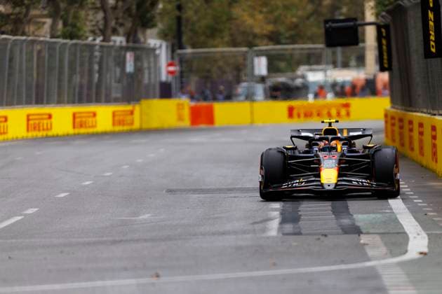 14th September 2024; Baku City Circuit, Baku, Azerbaijan; Formula 1 Azerbaijan Grand Prix 2024; Qualifying Day; Number 11 Oracle Red Bull driver Sergio Perez during practice 3 at the Azerbaijan Formula 1  ActionPlus12692085 StephenxBlackberry