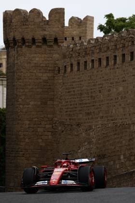 F1 Grand Prix Of Azerbaijan 2024 Practice 3 Charles Leclerc of Ferrari during third practice ahead of the Formula 1 Grand Prix of Azerbaijan at Baku City Circuit in Baku, Azerbaijan on September 14, 2024. Baku Azerbaijan  Copyright: xJakubxPorzyckix originalFilename:porzycki-f1grandp240914_npEg2.jpg