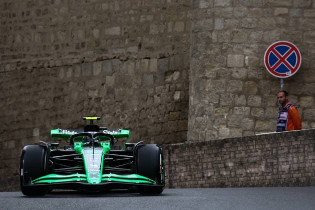 F1 Grand Prix Of Azerbaijan 2024 Practice 3 Zhou Guanyu of Kick Sauber during third practice ahead of the Formula 1 Grand Prix of Azerbaijan at Baku City Circuit in Baku, Azerbaijan on September 14, 2024. Baku Azerbaijan  Copyright: xJakubxPorzyckix originalFilename:porzycki-f1grandp240914_npngu.jpg