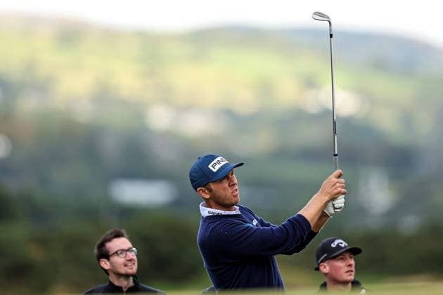 2024 Amgen Irish Open, Royal County Down, Newcastle, Northern Ireland 14 9 2024 SÃ SÃ amus Power plays a shot down the 6th fairway 14 9 2024  Copyright: x INPHO BenxBradyx BB4_7580