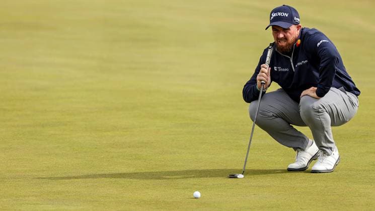 2024 Amgen Irish Open, Royal County Down, Newcastle, Northern Ireland 14 9 2024 Shane Lowry on the 1st green Shane Lowry on the 1st green 14 9 2024  Copyright: x INPHO BenxBradyx BB4_7831