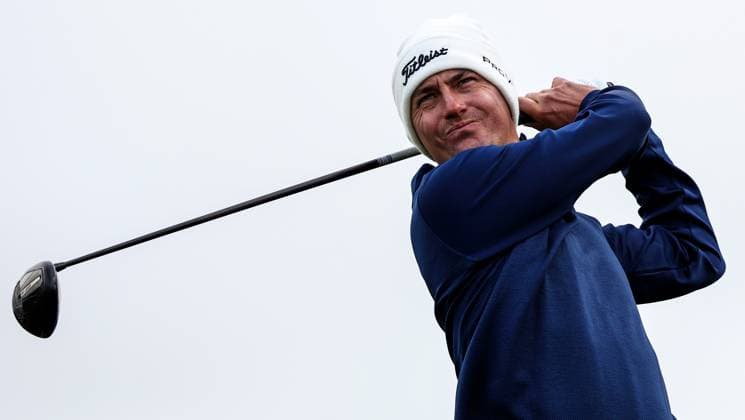 2024 Amgen Irish Open, Royal County Down, Newcastle, Northern Ireland 14 9 2024 Australia™s Jason Scrivener tee™s off the 9th Jason Scrivener tee™s off the 9th 14 9 2024  Copyright: x INPHO BenxBradyx BB4_7834