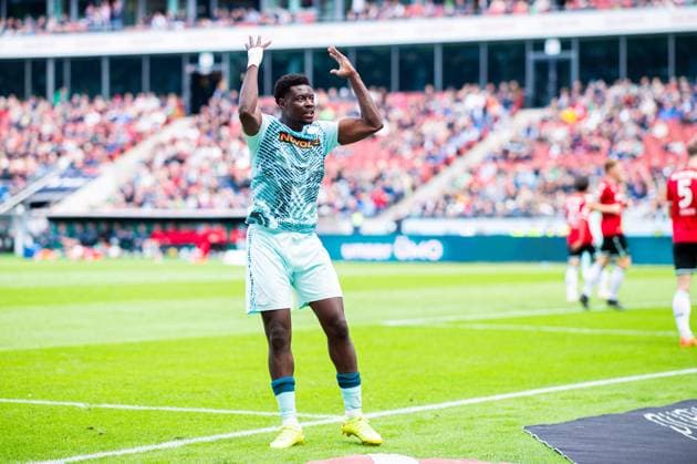 14 09 2024 Football, 2024 2025, 2 Bundesliga, Matchday 5, Hannover 96 1 FC Kaiserslautern Ragnar Ache Kaiserslautern DFL REGULATIONS PROHIBIT ANY USE OF PHOTOGRAPHS AS IMAGE SEQUENCES AND OR QUASI VIDEO