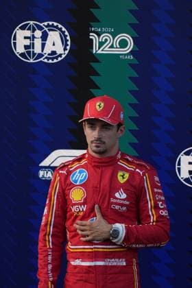 FORMULA 1 QATAR AIRWAYS AZERBAIJAN GRAND PRIX 2024 14 09 2024, Baku City Circuit , Baku, FORMULA 1 QATAR AIRWAYS AZERBAIJAN GRAND PRIX 2024 ,in the picture pole position for Charles Leclerc MCO , Scuderia Ferrari HP nordphotoxGmbHx xBratic nph00250