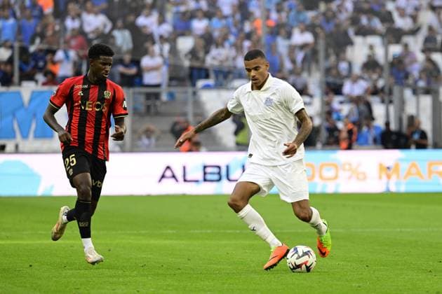 L Olympique de Marseille reçoit l OGC Nice dans le cadre de quatrième journée de Ligue 1 McDonald s à l Orange Vélodrome, le 14 septembre 2024. Mason Greenwood (OM) FOOTBALL : Olympique de Marseille VS OGC Nice - Ligue 1 - 14 09 2024 WilliamCannarella Panoramic 