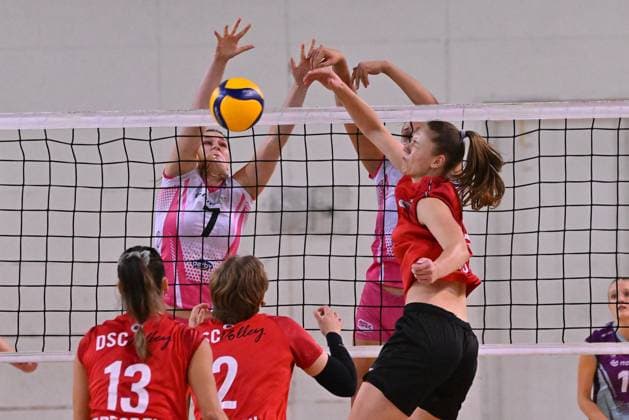 Actions of the game and players images during the match between IDresdner Sportclub 1898 (GER) vs Volleyball Club OTP Banka Branik (SLO) at Dresdner Sportclub 1898 (GER) vs Volleyball Club OTP Banka Branik (SLO) Zoppas Arena Conegliano 14 September 2024, in the 2Ã‚Â° Trofeo Citta di Conegliano during 2Ã‚Â° Torneo Citta di Conegliano - Dresdner Sportclub vs Volleyball Club OTP, Events in Conegliano, Italy, September 14 2024  Copyright: xDuilioxDellaxLibera IPAxSportx x xx IPA_49671612 IPA_Agency_IPA49671612