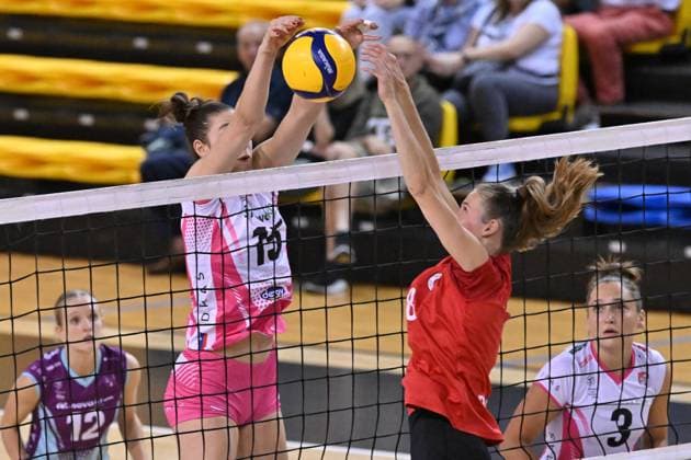 Volleyball, women, preparation tournament in Conegliano, Dresdner SC - Banka Branik Maribor