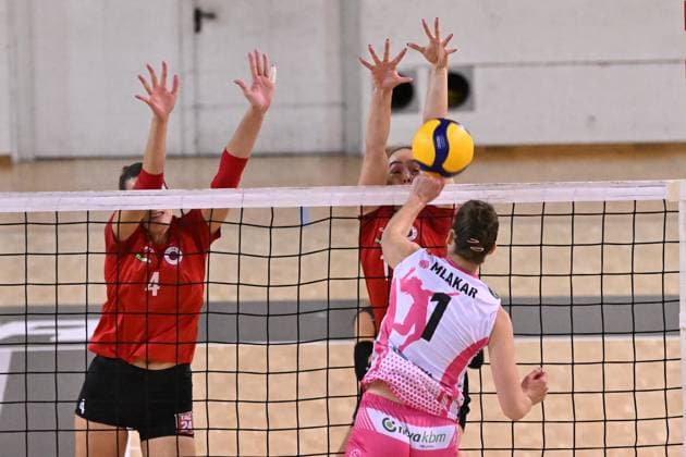 Actions of the game and players images during the match between IDresdner Sportclub 1898 (GER) vs Volleyball Club OTP Banka Branik (SLO) at Dresdner Sportclub 1898 (GER) vs Volleyball Club OTP Banka Branik (SLO) Zoppas Arena Conegliano 14 September 2024, in the 2Ã‚Â° Trofeo Citta di Conegliano during 2Ã‚Â° Torneo Citta di Conegliano - Dresdner Sportclub vs Volleyball Club OTP, Events in Conegliano, Italy, September 14 2024  Copyright: xDuilioxDellaxLibera IPAxSportx x xx IPA_49672358 IPA_Agency_IPA49672358