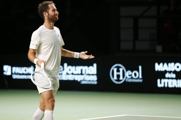Tennis 2024 - Open de Tennis de Rennes Constant LESTIENNE (FRA) Quentin HALYS (FRA) - Constant LESTIENNE (FRA) TENNIS : Open de Tennis de Rennes - 14 09 2024 JulienKammerer Panoramic 