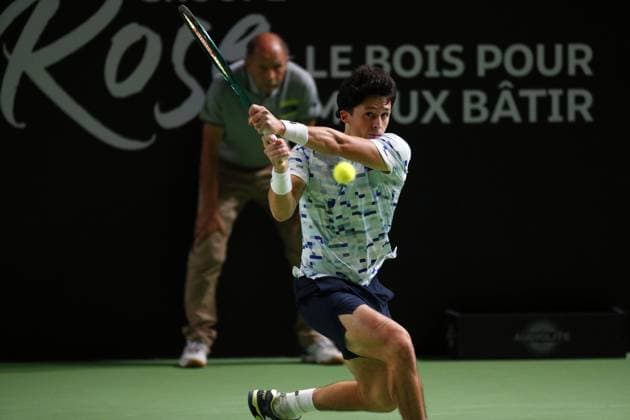 Tennis 2024 - Open de Tennis de Rennes Harold MAYOT (FRA) Harold MAYOT (FRA) - Jacob FEARNLEY (GRB) TENNIS : Open de Tennis de Rennes - 14 09 2024 JulienKammerer Panoramic 