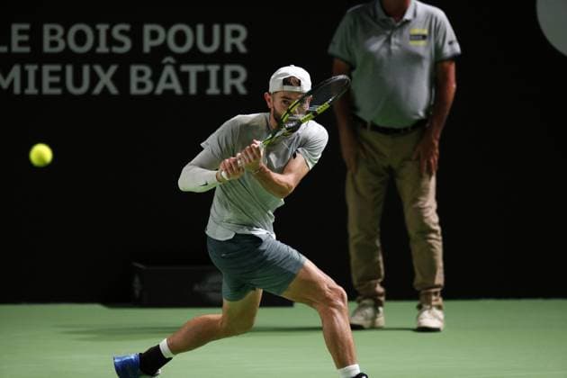 Tennis 2024 - Open de Tennis de Rennes Harold MAYOT (FRA) Harold MAYOT (FRA) - Jacob FEARNLEY (GRB) TENNIS : Open de Tennis de Rennes - 14 09 2024 JulienKammerer Panoramic 