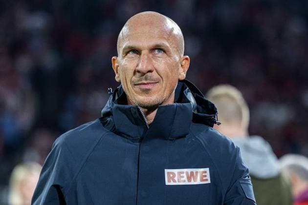 Soccer 2 Bundesliga 5 Matchday 1 FC Köln 1 FC Magdeburg on 14 09 2024 at RheinEnergieStadion in Cologne Gerhard Struber Coach Head Coach Cologne DFB regulations prohibit any use of photographs as image sequences and or quasi video xJRx