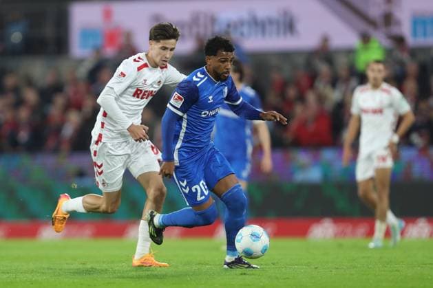 Denis Huseinbasic 1 FC Koeln and Xavier Amaechi 1 FC Magdeburg battle for the ball during the 2 Bundesliga match between 1 FC Köln and 1 FC Magdeburg at RheinEnergieStadion on September 14, 2024 in Cologne, Germany Germany Photo by Oliver Kaelke DeFodi Images Denis Huseinbasic 1 FC Koeln and Xavier Amaechi 1 FC Magdeburg battle for the ball during the 2 Bundesliga match between 1 FC Köln and 1 FC Magdeburg at RheinEnergieStadion on September 14, 2024 in Cologne, Germany Photo by Oliver Kaelke DeFodi Images DFB DFL REGULATIONS PROHIBIT ANY USE OF PHOTOGRAPHS AS IMAGE SEQUENCES AND OR QUASI VIDEO Defodi 678 2024 09 14 OK KOEFCM 0358 Defodi-678 DFB DFL REGULATIONS PROHIBIT ANY USE OF PHOTOGRAPHS AS IMAGE SEQUENCES AND OR QUASI-VIDEO.