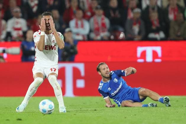 Leart Pacarada 1 FC Koeln gestures, gestures during the 2 Bundesliga match between 1 FC Köln and 1 FC Magdeburg at RheinEnergieStadion on September 14, 2024 in Cologne, Germany Photo by Oliver Kaelke DeFodi Images Leart Pacarada 1 FC Koeln gestures during the 2 Bundesliga match between 1 FC Köln and 1 FC Magdeburg at RheinEnergieStadion on September 14, 2024 in Cologne, Germany Photo by Oliver Kaelke DeFodi Images DFB DFL REGULATIONS PROHIBIT ANY USE OF PHOTOGRAPHS AS IMAGE SEQUENCES AND OR QUASI VIDEO Defodi 678 2024 09 14 OK KOEFCM 0475 Defodi-678 DFB DFL REGULATIONS PROHIBIT ANY USE OF PHOTOGRAPHS AS IMAGE SEQUENCES AND OR QUASI-VIDEO.