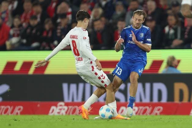 Denis Huseinbasic 1 FC Koeln and Connor Krempicki 1 FC Magdeburg battle for the ball during the 2 Bundesliga match between 1 FC Köln and 1 FC Magdeburg at RheinEnergieStadion on September 14, 2024 in Cologne, Germany Germany Photo by Oliver Kaelke DeFodi Images Denis Huseinbasic 1 FC Koeln and Connor Krempicki 1 FC Magdeburg battle for the ball during the 2 Bundesliga match between 1 FC Köln and 1 FC Magdeburg at RheinEnergieStadion on September 14, 2024 in Cologne, Germany Photo by Oliver Kaelke DeFodi Images DFB DFL REGULATIONS PROHIBIT ANY USE OF PHOTOGRAPHS AS IMAGE SEQUENCES AND OR QUASI VIDEO Defodi 678 2024 09 14 OK KOEFCM 0625 Defodi-678 DFB DFL REGULATIONS PROHIBIT ANY USE OF PHOTOGRAPHS AS IMAGE SEQUENCES AND OR QUASI-VIDEO.