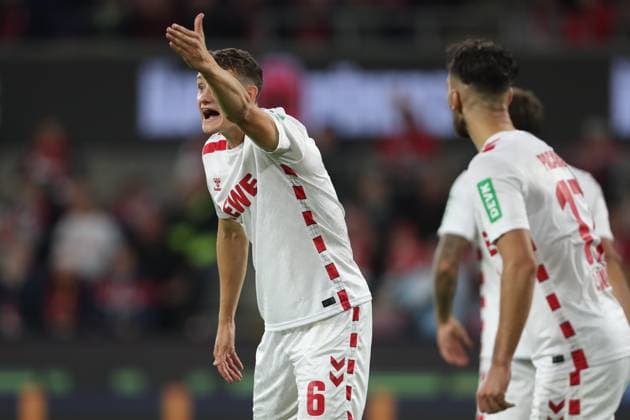 Eric Martel 1 FC Koeln gestures, gestures during the 2 Bundesliga match between 1 FC Köln and 1 FC Magdeburg at RheinEnergieStadion on September 14, 2024 in Cologne, Germany Photo by Oliver Kaelke DeFodi Images Eric Martel 1 FC Koeln gestures during the 2 Bundesliga match between 1 FC Köln and 1 FC Magdeburg at RheinEnergieStadion on September 14, 2024 in Cologne, Germany Photo by Oliver Kaelke DeFodi Images DFB DFL REGULATIONS PROHIBIT ANY USE OF PHOTOGRAPHS AS IMAGE SEQUENCES AND OR QUASI VIDEO Defodi 678 2024 09 14 OK KOEFCM 0833 Defodi-678 DFB DFL REGULATIONS PROHIBIT ANY USE OF PHOTOGRAPHS AS IMAGE SEQUENCES AND OR QUASI-VIDEO.