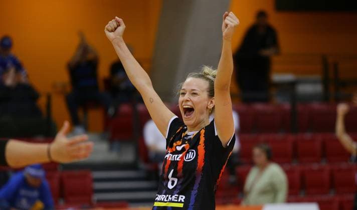 BAU Stuttgart , Volleyball Hummel Cup MTV Allianz Stuttgart vs Viteos NUC Neuchatel , Antonia Stautz Stgt