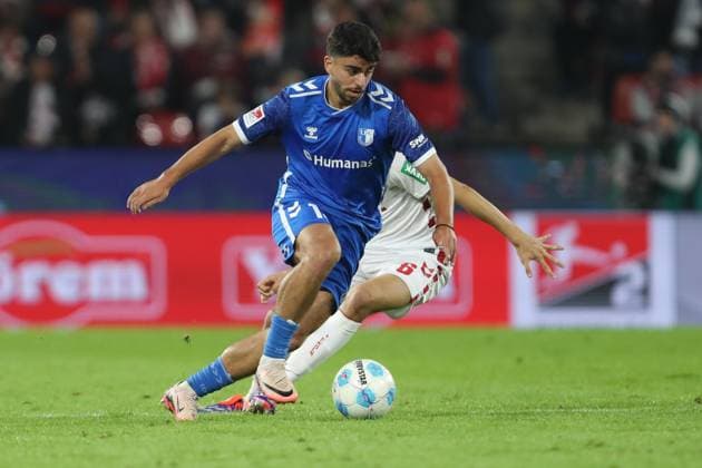 Abu Bekir Oemer El Zein 1 FC Magdeburg and Eric Martel 1 FC Koeln battle for the ball during the 2 Bundesliga match between 1 FC Köln and 1 FC Magdeburg at RheinEnergieStadion on September 14, 2024 in Cologne, Germany, Germany Photo by Oliver Kaelke DeFodi Images Abu Bekir Oemer El Zein 1 FC Magdeburg and Eric Martel 1 FC Koeln battle for the ball during the 2 Bundesliga match between 1 FC Köln and 1 FC Magdeburg at RheinEnergieStadion on September 14, 2024 in Cologne, Germany Photo by Oliver Kaelke DeFodi Images DFB DFL REGULATIONS PROHIBIT ANY USE OF PHOTOGRAPHS AS IMAGE SEQUENCES AND OR QUASI VIDEO Defodi 678 2024 09 14 OK KOEFCM 1470 Defodi-678 DFB DFL REGULATIONS PROHIBIT ANY USE OF PHOTOGRAPHS AS IMAGE SEQUENCES AND OR QUASI-VIDEO.