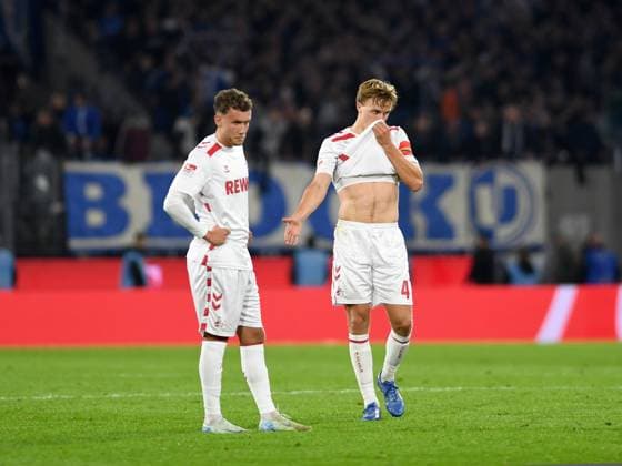 Luca Waldschmidt 1 FC Koeln and Timo Huebers 1 FC Koeln looks dejected during the 2 Bundesliga match between 1 FC Köln and 1 FC Magdeburg at RheinEnergieStadion on September 14, 2024 in Cologne, Germany, Germany Photo by Ralf Treese DeFodi Images Luca Waldschmidt 1 FC Koeln and Timo Huebers 1 FC Koeln looks dejected during the 2 Bundesliga match between 1 FC Köln and 1 FC Magdeburg at RheinEnergieStadion on September 14, 2024 in Cologne, Germany Photo by Ralf Treese DeFodi Images DFB DFL REGULATIONS PROHIBIT ANY USE OF PHOTOGRAPHS AS IMAGE SEQUENCES AND OR QUASI VIDEO Defodi 521 KOEFCM20240914 026 Defodi-521 DFB DFL REGULATIONS PROHIBIT ANY USE OF PHOTOGRAPHS AS IMAGE SEQUENCES AND OR QUASI-VIDEO.