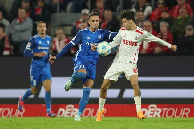Falko Michel 1 FC Magdeburg and Denis Huseinbasic 1 FC Koeln battle for the ball during the 2 Bundesliga match between 1 FC Köln and 1 FC Magdeburg at RheinEnergieStadion on September 14, 2024 in Cologne, Germany Germany Photo by Oliver Kaelke DeFodi Images Falko Michel 1 FC Magdeburg and Denis Huseinbasic 1 FC Koeln battle for the ball during the 2 Bundesliga match between 1 FC Köln and 1 FC Magdeburg at RheinEnergieStadion on September 14, 2024 in Cologne, Germany Photo by Oliver Kaelke DeFodi Images DFB DFL REGULATIONS PROHIBIT ANY USE OF PHOTOGRAPHS AS IMAGE SEQUENCES AND OR QUASI VIDEO Defodi 678 2024 09 14 OK KOEFCM 1486 Defodi-678 DFB DFL REGULATIONS PROHIBIT ANY USE OF PHOTOGRAPHS AS IMAGE SEQUENCES AND OR QUASI-VIDEO.