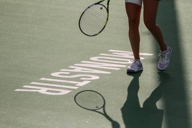 September 14, 2024, Monastir, Monastir Governorate, Tunisia: Monastir, Tunisia. 12 September 2024. Rebecca Sramkova of Slovakia plays against Lucia Bronzetti of Italy at the Jasmin Open Semi Final in Monastir, Tunisia. The women s professional tennis tournament is taking place at the Magic Hotel Skanes in Monastir between 9 and 15 September 2024 Monastir Tunisia - ZUMAd99_ 20240914_zap_d99_007 Copyright: xHasanxMradx