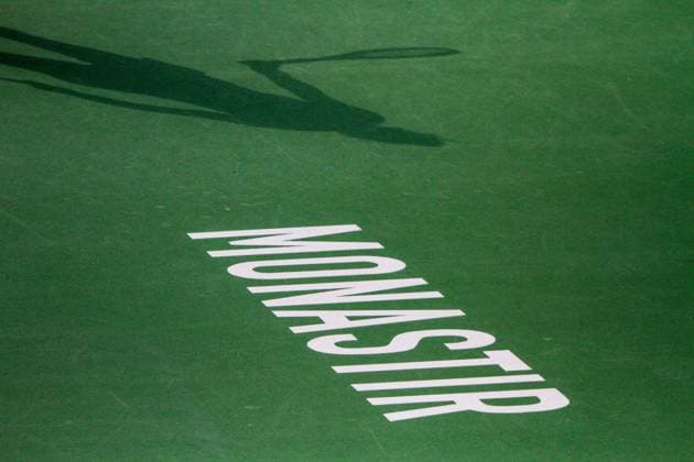 September 14, 2024, Monastir, Monastir Governorate, Tunisia: Monastir, Tunisia. 12 September 2024. The tennis court during the tennis match between Rebecca Sramkova of Slovakia and Lucia Bronzetti of Italy for the Semi Final of the Jasmin Open in Monastir, Tunisia. The women s professional tennis tournament is taking place at the Magic Hotel Skanes in Monastir between 9 and 15 September 2024 Monastir Tunisia - ZUMAd99_ 20240914_zap_d99_001 Copyright: xHasanxMradx