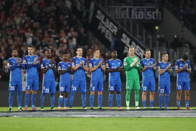 Team of 1 FC Magdeburg during minute of silence for Christoph Daum during the 2 Bundesliga match between 1 FC Köln and 1 FC Magdeburg at RheinEnergieStadion on September 14, 2024 in Cologne, Germany Germany Photo by Oliver Kaelke DeFodi Images Team of 1 FC Magdeburg during minute of silence for Christoph Daum during the 2 Bundesliga match between 1 FC Köln and 1 FC Magdeburg at RheinEnergieStadion on September 14, 2024 in Cologne, Germany Photo by Oliver Kaelke DeFodi Images DFB DFL REGULATIONS PROHIBIT ANY USE OF PHOTOGRAPHS AS IMAGE SEQUENCES AND OR QUASI VIDEO Defodi 678 2024 05 24 OK KOEFCM 0118 Defodi-678 DFB DFL REGULATIONS PROHIBIT ANY USE OF PHOTOGRAPHS AS IMAGE SEQUENCES AND OR QUASI-VIDEO.