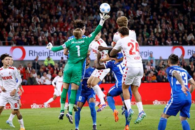REIMANN Dominik Kapitaen Team 1 FC Magdeburg DFL 2 Bundesliga Season 2024 2025 Match 1 FC Koeln 1 FC Magdeburg 1 2 on 14 09 2024 in Koeln Copyright: xLacixPerenyix