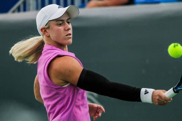 September 14, 2024, Monastir, Monastir Governorate, Tunisia: Monastir, Tunisia. 14 September 2024. Sonay Kartal of United Kingdom plays against Eva Lys of Germany plays against at the Jasmin Open tennis tournament Semi Final in Monastir, Tunisia. The women s professional tennis tournament is taking place at the Magic Hotel Skanes in Monastir between 9 and 15 September 2024 Monastir Tunisia - ZUMAd99_ 0762515457st Copyright: xHasanxMradx