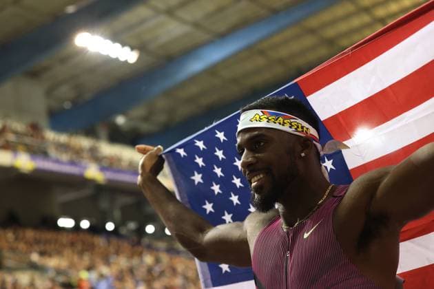 Bilder des Jahres 2024, Sport 09 September Sport Themen der Woche KW37 Sport Bilder des Tages (240915) -- BRUSSELS, Sept. 15, 2024 -- Kenneth Bednarek of the United States celebrates after winning the men s 200m final at the 2024 Diamond League Brussels Meeting in Brussels, Belgium, Sept. 14, 2024. ) (SP)BELGIUM-BRUSSELS-ATHLETICS-DIAMOND LEAGUE ZhaoxDingzhe 