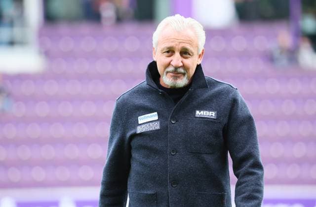 Aue, 15 09 2024, Erzgebirgsstadion, Fußball, 3 Liga, 5 Spietag , FC Erzgebirge Aue vs DSC Arminia Bielefeld , Im Bild Trainer Pavel Dotchev, Erzgebirge Aue , Nur für journalistische Zwecke Only for editorial use , DFB regulations prohibit any use of photographs as image sequences and or quasi video , Picture Point