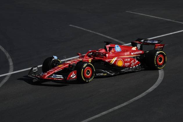 F1 Grand Prix Of Azerbaijan 2024 Charles Leclerc of Ferrari during the Formula 1 Grand Prix of Azerbaijan at Baku City Circuit in Baku, Azerbaijan on September 15, 2024. Baku Azerbaijan  Copyright: xJakubxPorzyckix originalFilename:porzycki-f1grandp240915_nprDH.jpg
