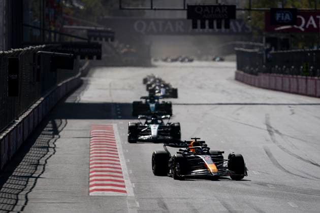 September 15, 2024, Baku, Azerbaijan: Dutch driver MAX VERSTAPPEN (Red Bull Racing) drives during the 2024 FIA Formula 1 Azerbaijan Grand Prix at Baku City Circuit in Baku, Azerbaijan. Baku Azerbaijan - ZUMAg147 20240915_fap_g147_012 Copyright: xJamesxGasperottix