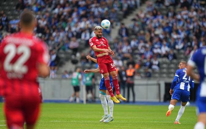 Nicolas Gavory heads, 2 Bundesliga, Hertha BSC vs Fortuna Düsseldorf, Olympiastadion on September 17, 2024 in Berlin, Germany Photo by Ulrik Pedersen DeFodi Images Nicolas Gavory heads, 2 Bundesliga, Hertha BSC vs Fortuna Düsseldorf, Olympiastadion on September 17, 2024 in Berlin, Germany Photo by Ulrik Pedersen DeFodi Images DFB DFL REGULATIONS PROHIBIT ANY USE OF PHOTOGRAPHS AS IMAGE SEQUENCES AND OR QUASI VIDEO Defodi 659 0924091396 Defodi-659 DFB DFL REGULATIONS PROHIBIT ANY USE OF PHOTOGRAPHS AS IMAGE SEQUENCES AND OR QUASI-VIDEO.