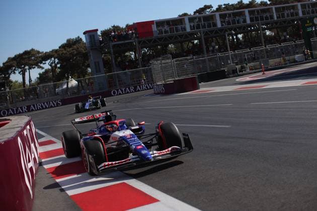 03 RICCIARDO Daniel (aus), Visa Cash App RB F1 Team VCARB 01, action during the Formula 1 Azerbaijan Grand Prix 2024, 17th round of the 2024 Formula One World Championship, WM, Weltmeisterschaft from September 13 to 15, 2024 on the Baku City Circuit, in Baku, Azerbaijan - F1 - AZERBAIJAN GRAND PRIX 2024 DPPI Panoramic  240915_R17_AZERBAIJAN_DP_EA028316
