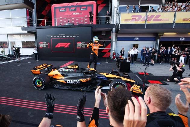 PIASTRI Oscar (aus), McLaren F1 Team MCL38, portrait during the Formula 1 Azerbaijan Grand Prix 2024, 17th round of the 2024 Formula One World Championship, WM, Weltmeisterschaft from September 13 to 15, 2024 on the Baku City Circuit, in Baku, Azerbaijan - F1 - AZERBAIJAN GRAND PRIX 2024 DPPI Panoramic  240915_R17_AZERBAIJAN_DP_EA012507