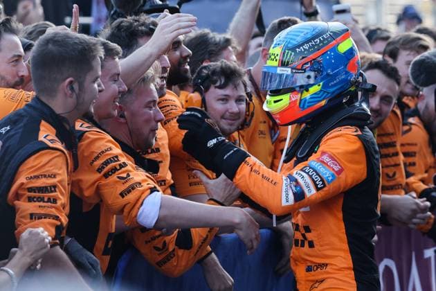 F1 Grand Prix Of Azerbaijan 2024 Oscar Piastri of McLaren after the Formula 1 Grand Prix of Azerbaijan at Baku City Circuit in Baku, Azerbaijan on September 15, 2024. Baku Azerbaijan  Copyright: xJakubxPorzyckix originalFilename:porzycki-f1grandp240915_npkCV.jpg
